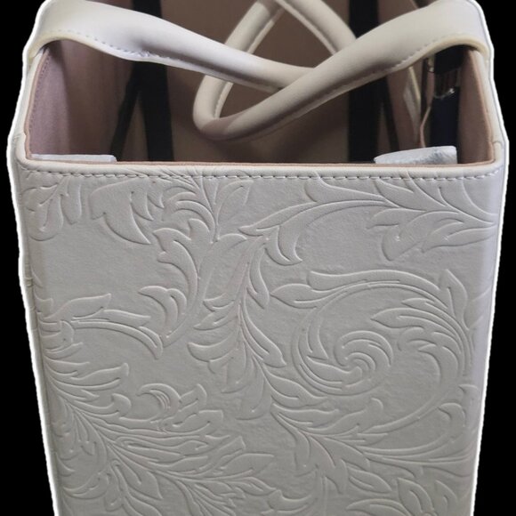 Levenger Filigree Office Tote & "Book of Wealth" Wallet Bundle - Dark Academia - Picture 4 of 16